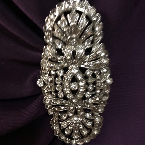 Lauren Ralph Lauren dress with brooch size 16 - Picture 4 of 5